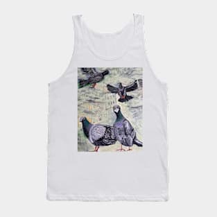 Brooklyn pigeons in NYC smog Tank Top